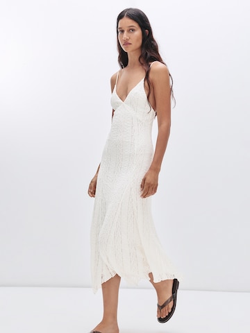 Pull&Bear Šaty - Béžová: predná strana