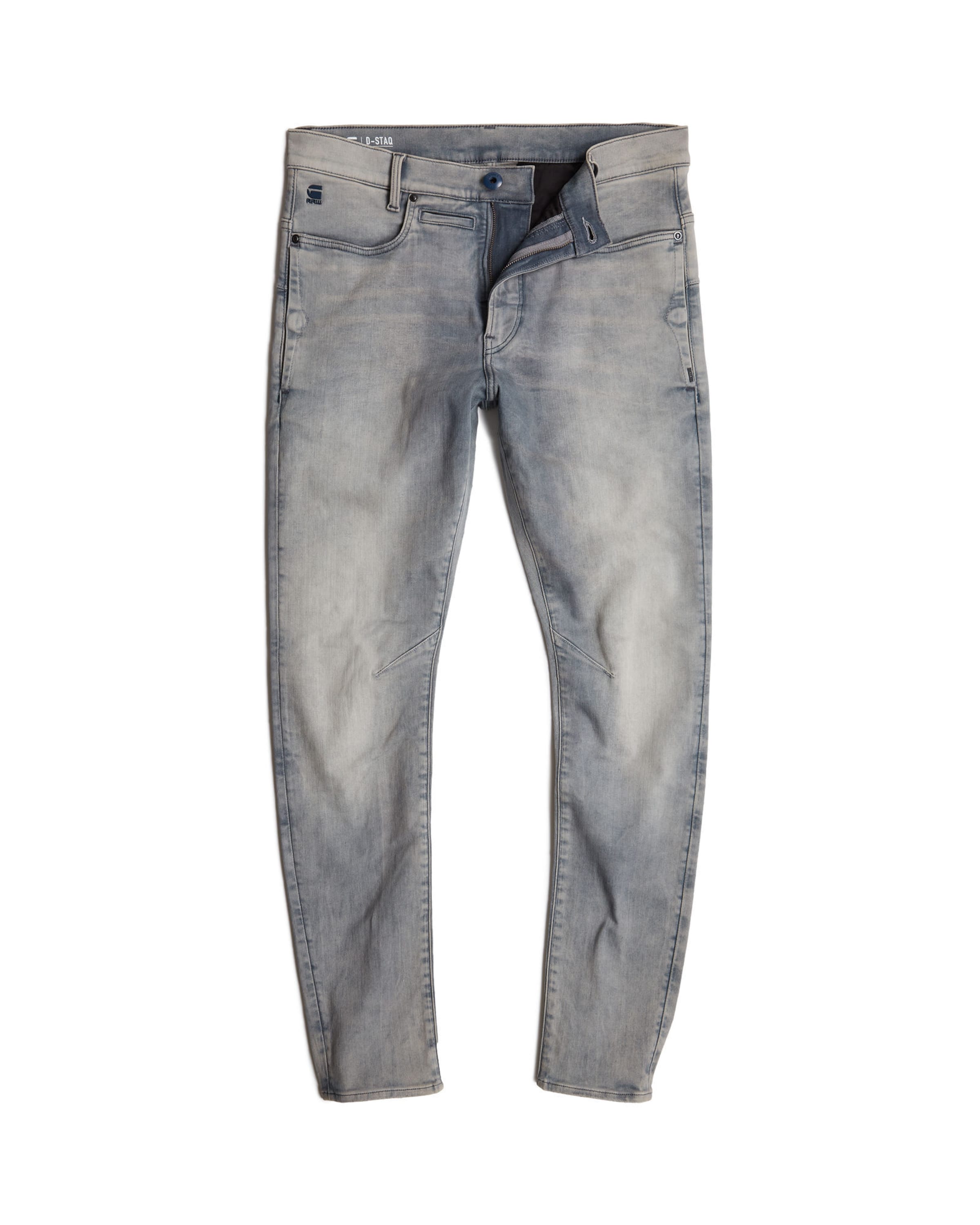 G-STAR Slimfit Jeans 'D-Staq' in Grau: Vorderseite