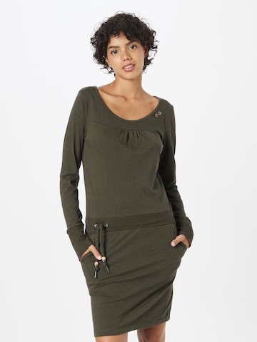 Rochie 'PENELOPE' de la Ragwear pe verde: față