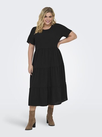 ONLY Carmakoma Dress in Black: front