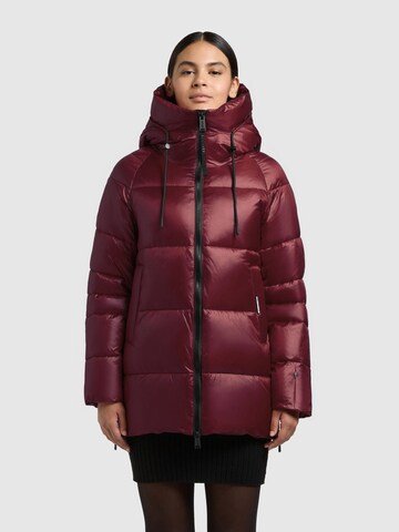 khujo Winter Jacket 'Cara' in Red: front