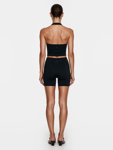 Skinny Leggings 'Second Skin Studio Biker Shorts' di GOD SAVE QUEENS in grigio