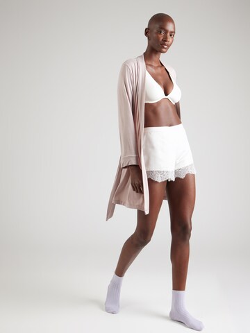 Hunkemöller Short Bathrobe in Beige