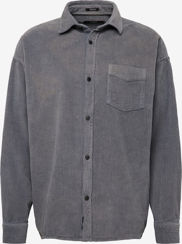 Mavi Comfort fit Button Up Shirt in Grey: front