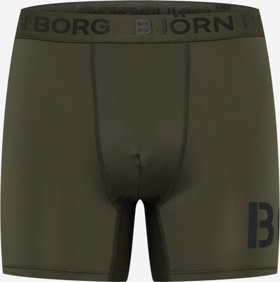 BJÖRN BORG Boxer shorts in Khaki / Black, Item view
