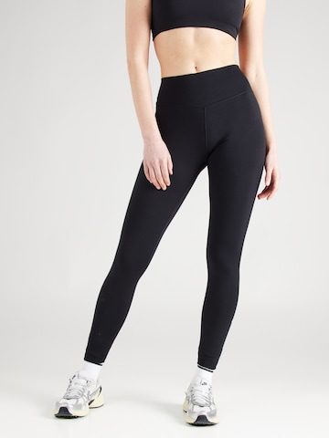 NIKE Skinny Sports trousers 'ONE' in Black: front