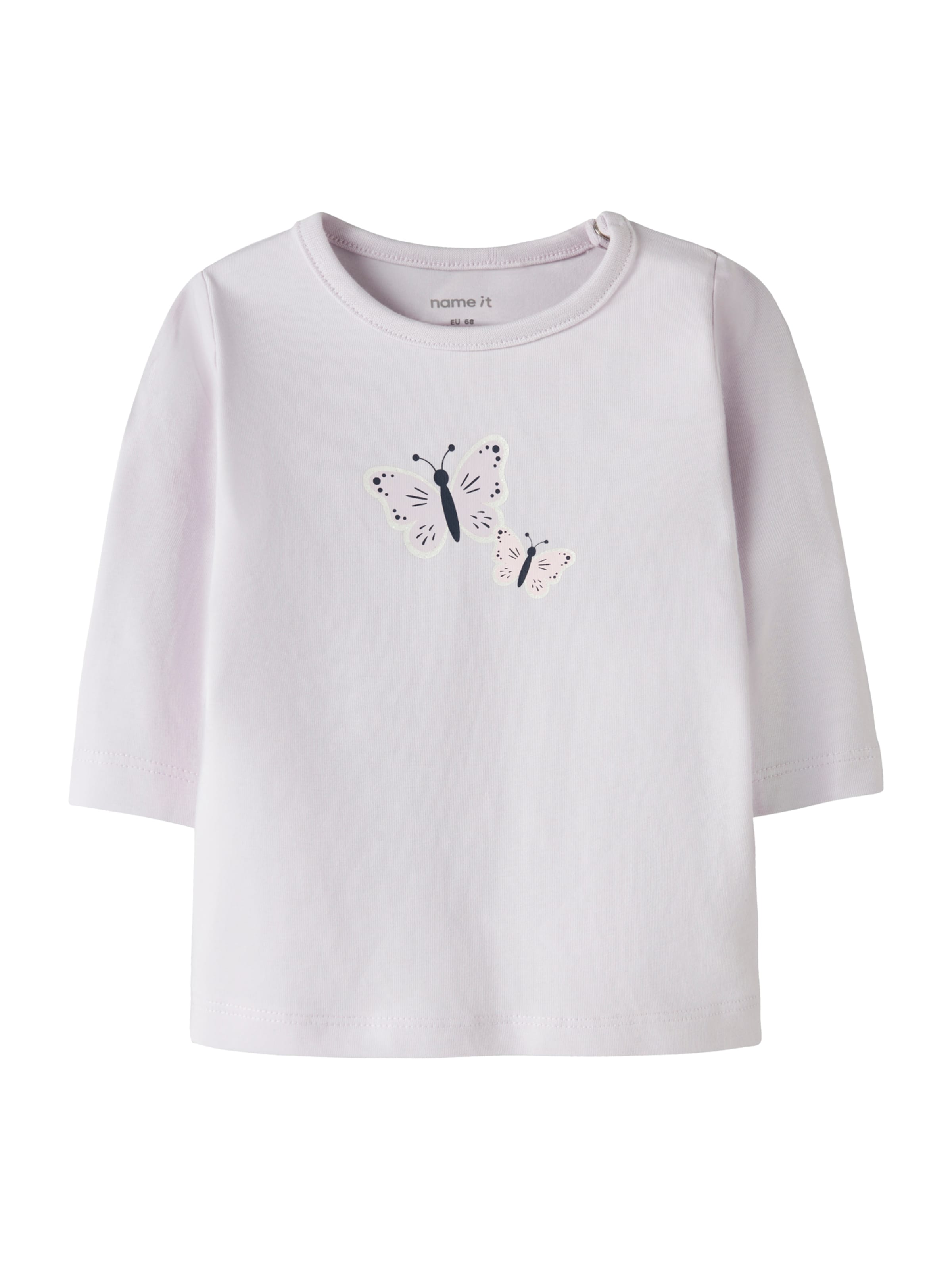 Maglietta 'NBFVUBIE' di NAME IT in lilla: frontale