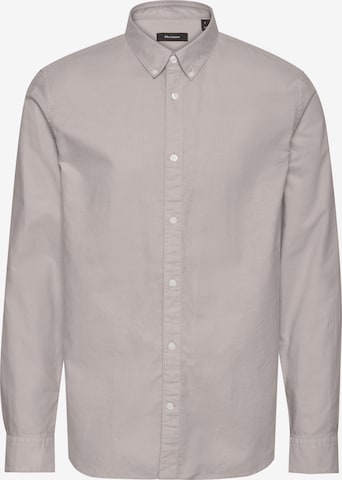 Coupe regular Chemise 'Trostol ' Matinique en marron : devant