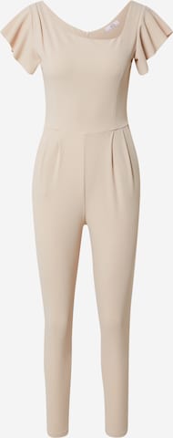 WAL G. Jumpsuit 'TAMMY' in Beige: front