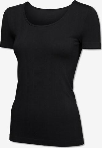 T-shirt SCHIESSER en noir : devant