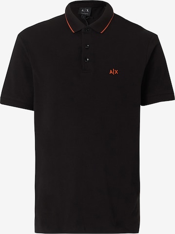ARMANI EXCHANGE Poloshirt in Schwarz: Vorderseite