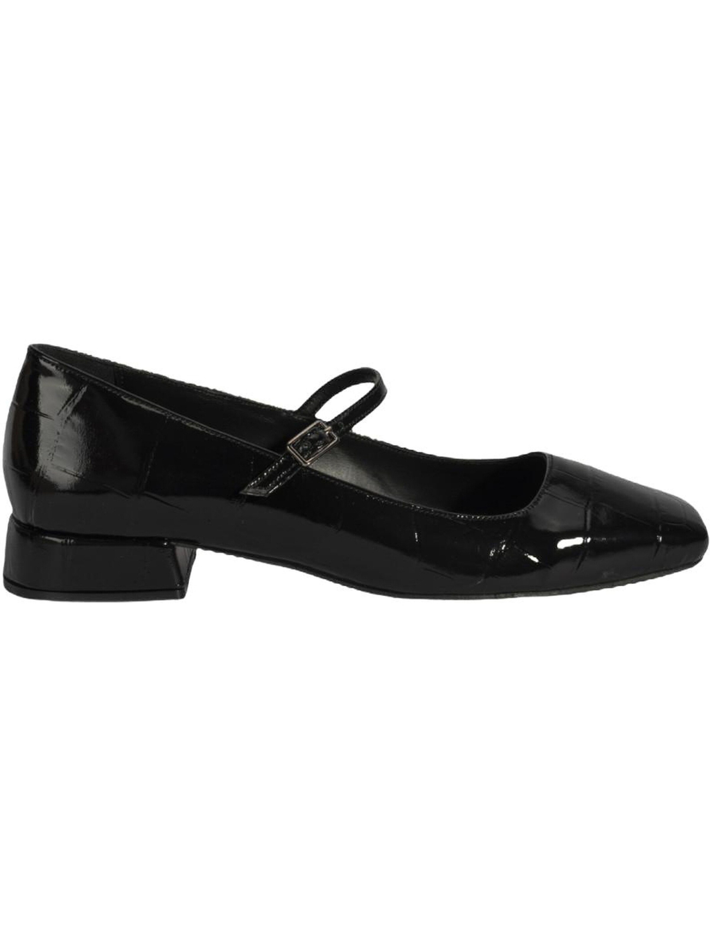 Desa Classic Flats in Black: front