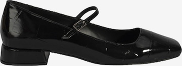 Desa Classic Flats in Black: front