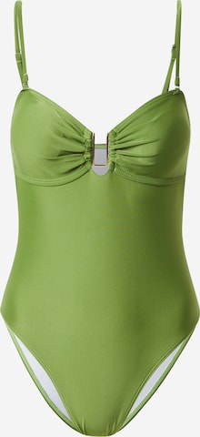 Dorothy PerkinsT-shirt Jednodijelni kupaći kostim - zelena boja: prednji dio