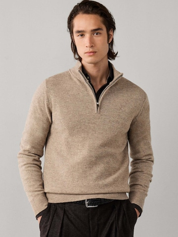 Hackett London Pullover in Beige: Vorderseite