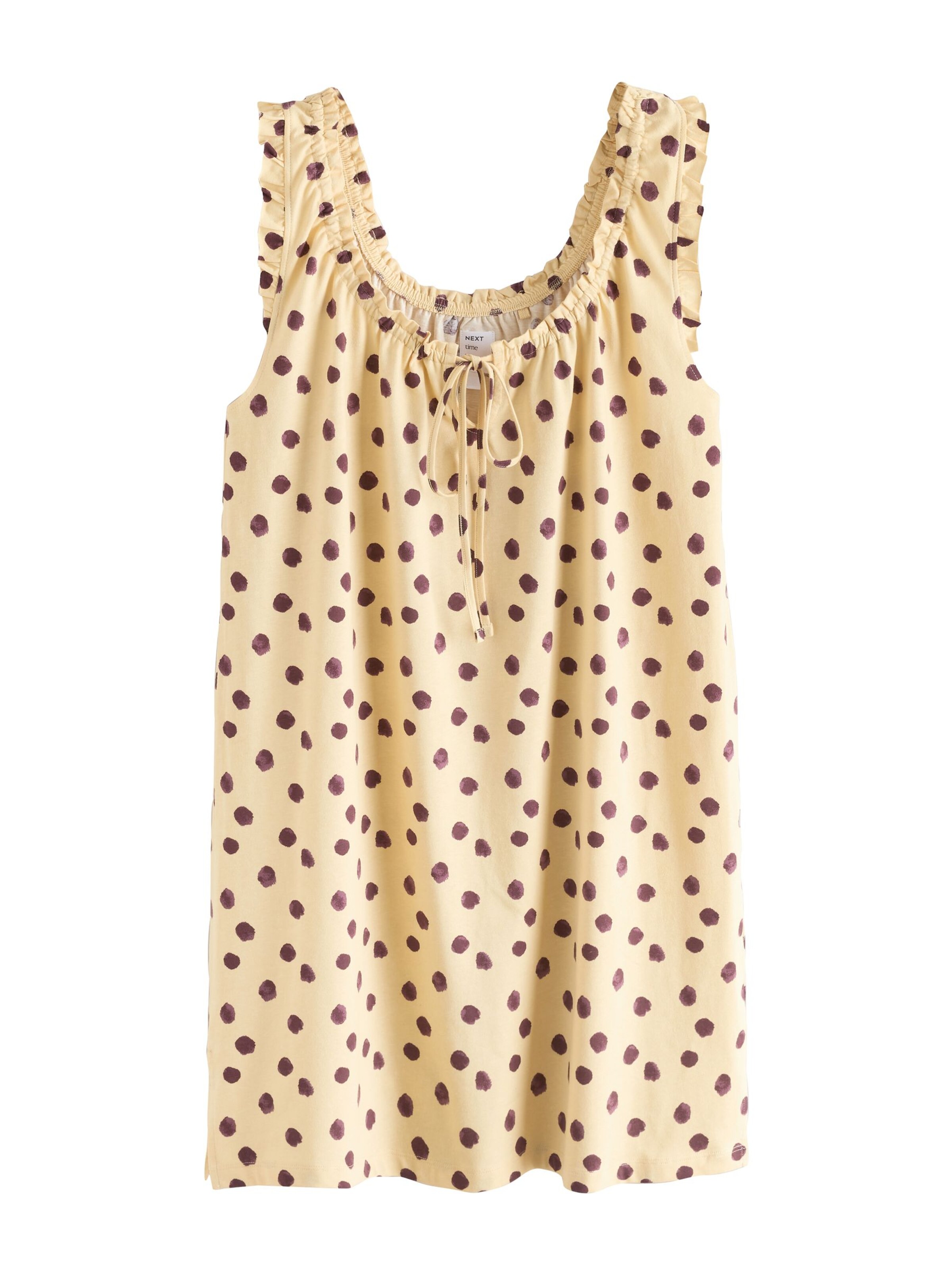 Cămăşi de noapte de la Next pe galben: față