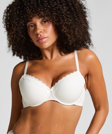 Hunkemöller Klassisch BH 'Lola' in Weiß: Vorderseite