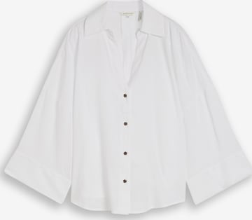 TOM TAILOR Bluza | bela barva: sprednja stran
