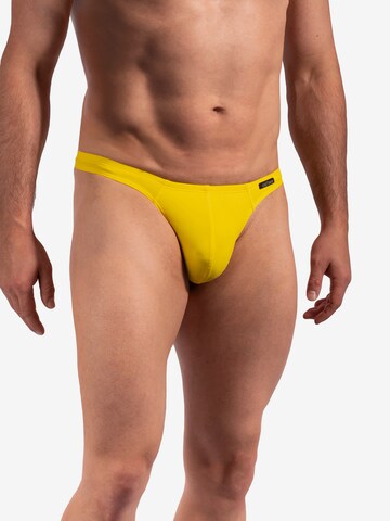 Olaf Benz Swim Trunks ' BLU2252 Sunstring ' in Yellow: front