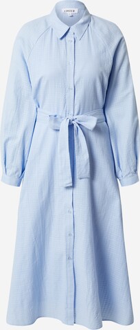 EDITED Shirt dress 'Bella' in Blue: front