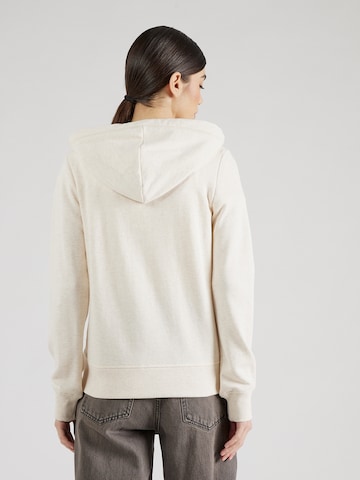 Superdry Sweat jacket 'ESSENTIAL' in Beige