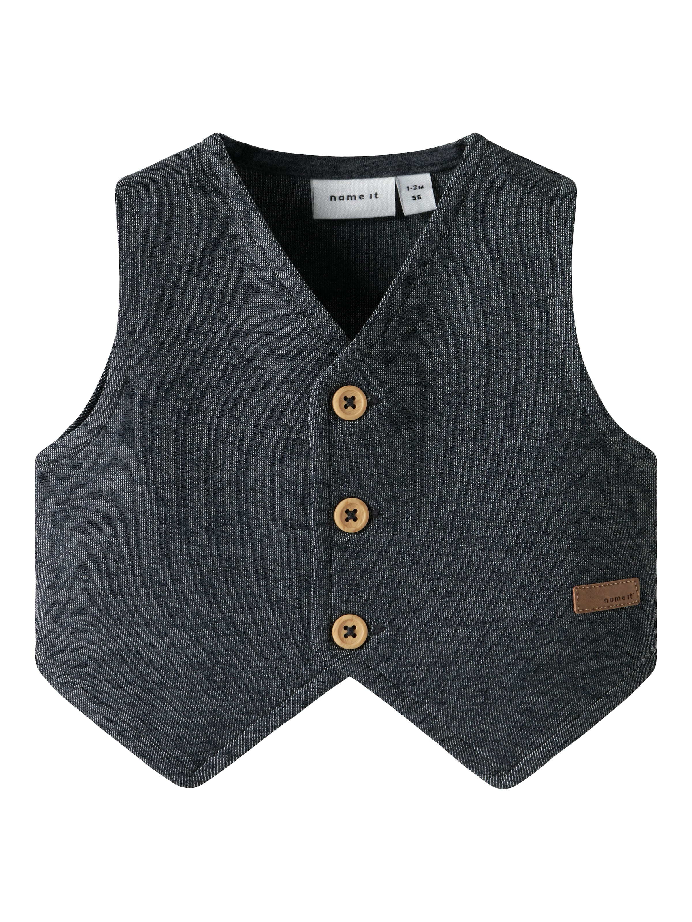 NAME IT Vest i sort: forside