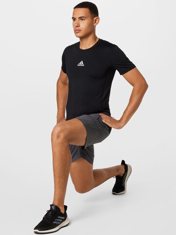 T-Shirt fonctionnel 'Techfit Compression' ADIDAS SPORTSWEAR en noir