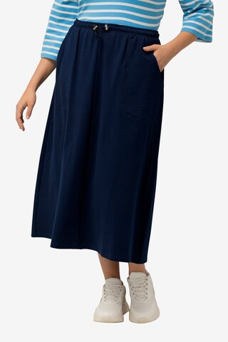 Ulla Popken Rok in Blauw: voorkant