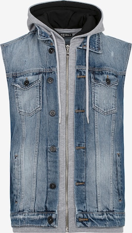 Redbridge Vest 'Telford' in Blue: front