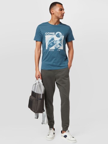 T-Shirt 'Booster' JACK & JONES en bleu