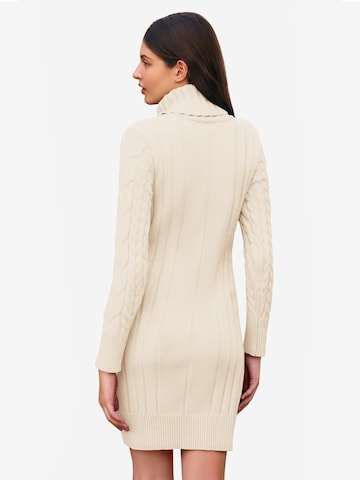 Imily Bela Gebreide jurk in Beige: terug