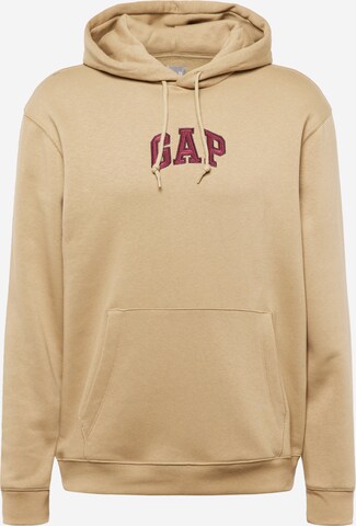 Sweat-shirt GAP en beige : devant