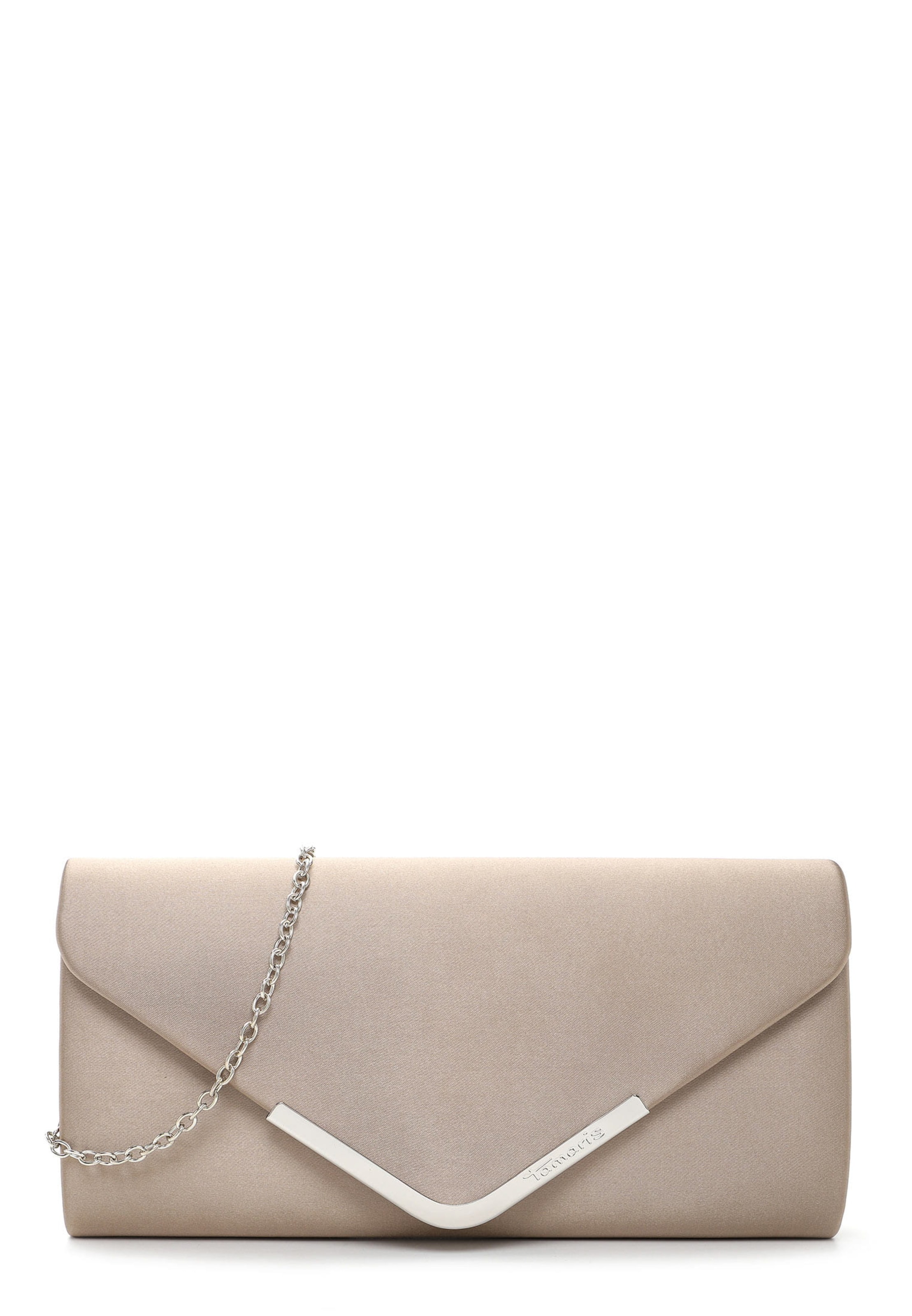 Tamaris - Clutches 'Amalia' em bege: frente