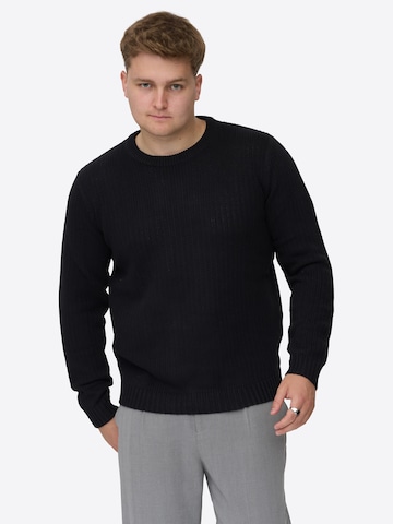 Dxnmxrk Sweater 'DXFae' in Black: front