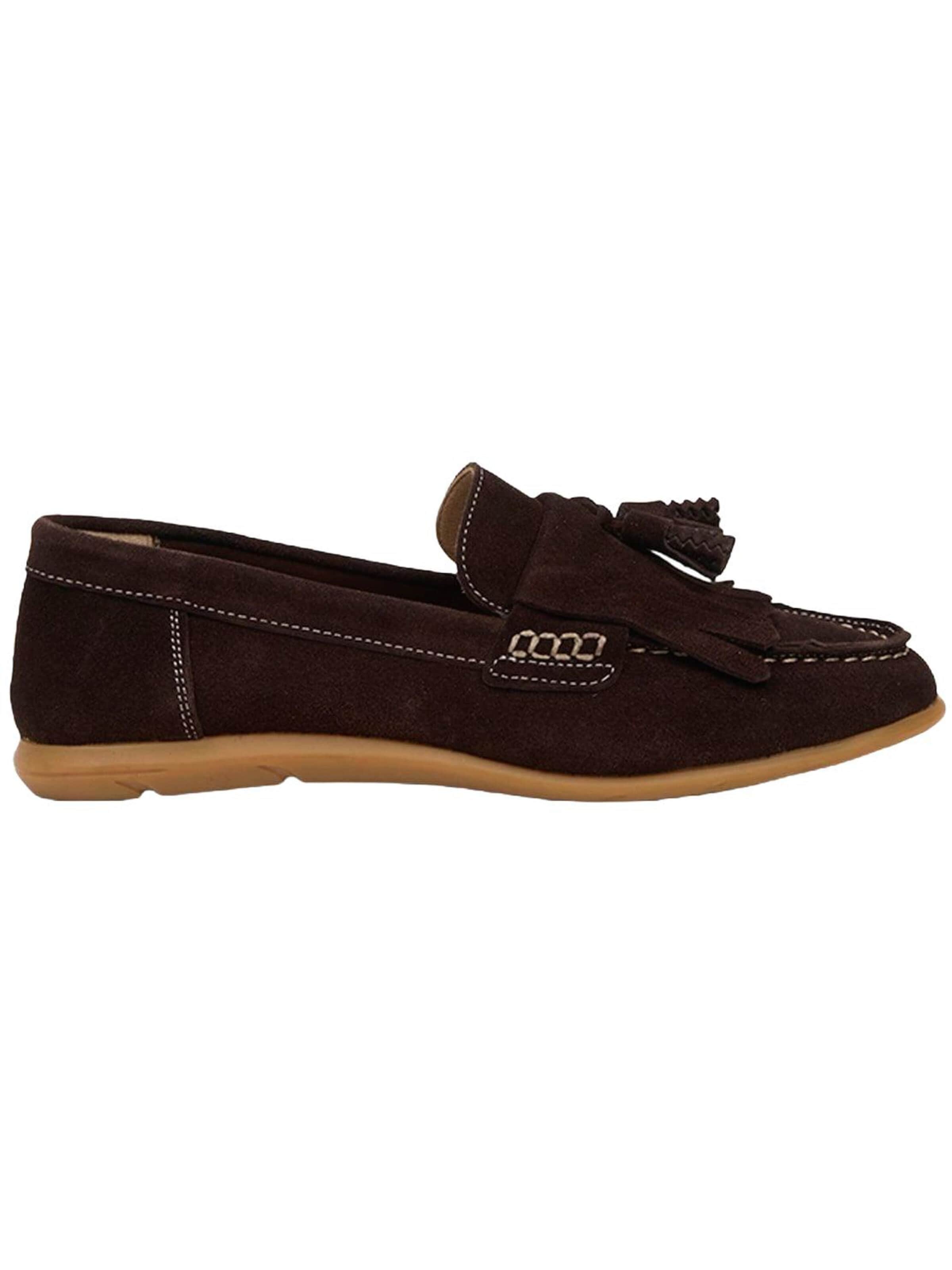 Desa - Mocasines 'Beleg' en marrón