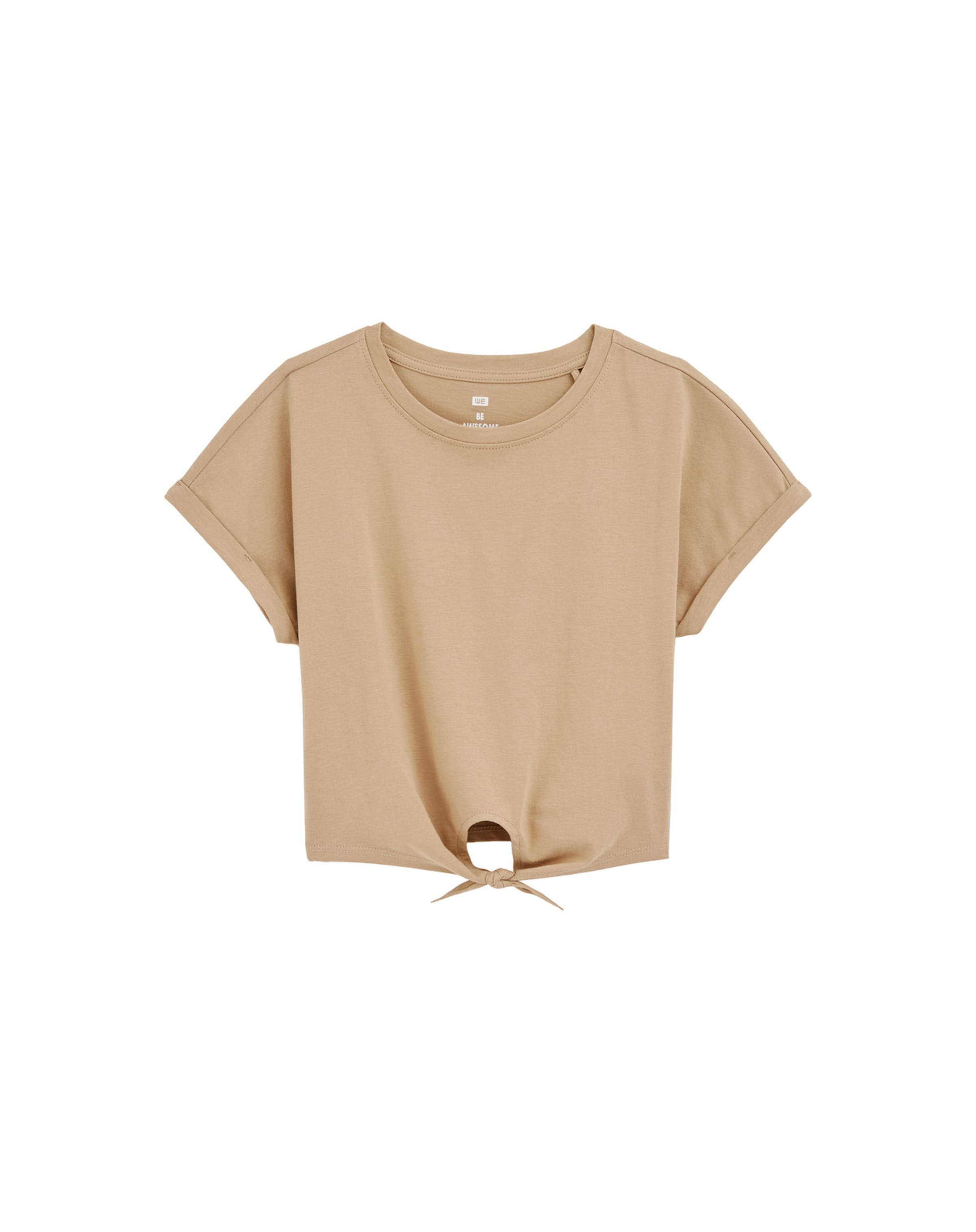 WE Fashion Póló - barna: elől