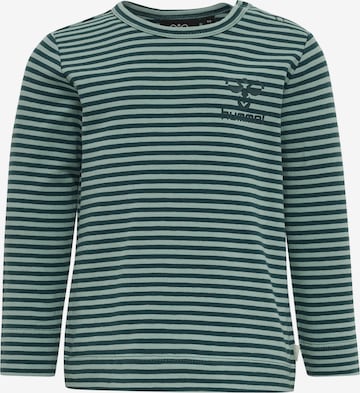 Hummel Shirt in Groen: voorkant