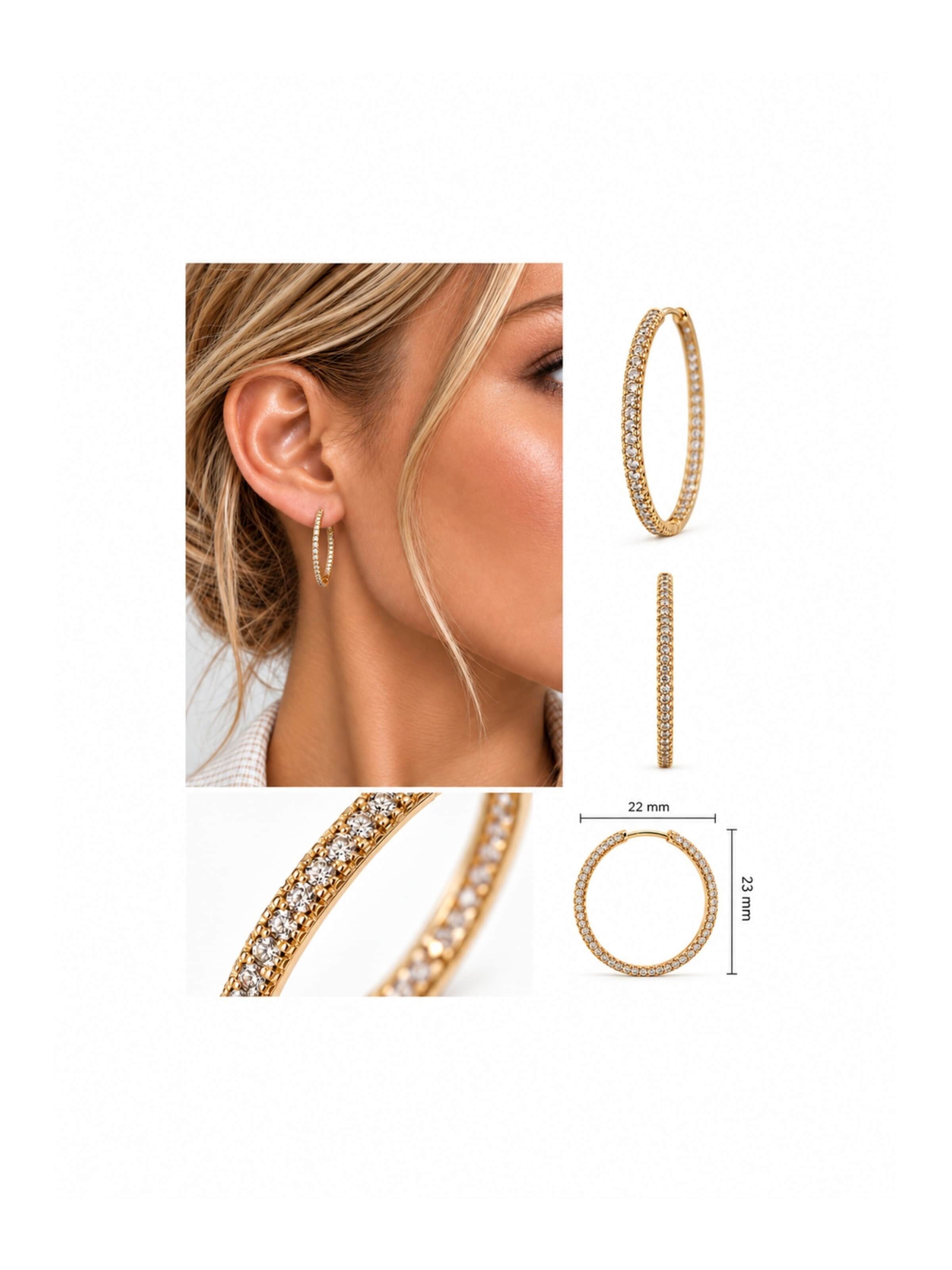 CHIVAL Earrings 'Solara' in Gold