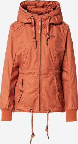 Ragwear Between-Season Jacket 'DANKA' in Brown: front