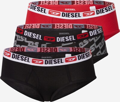 DIESEL Trosa 'UFPN-OXY' i mörkgrå / röd / svart / vit, Produktvy