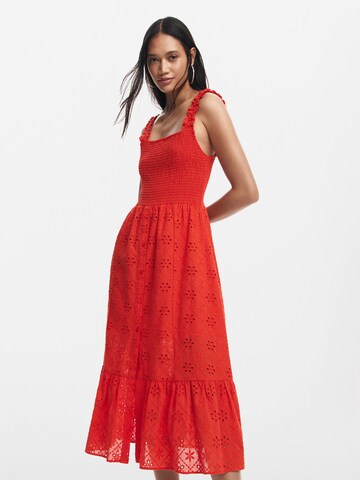 Desigual Dress in Orange: front