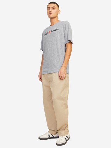 JACK & JONES Shirt 'Corp' in Grey