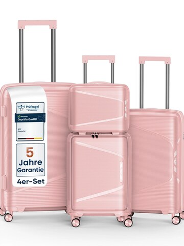 4FLY Suitcase Set 'Linea Lux' in Pink