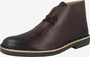 CLARKS Boots in Braun: front