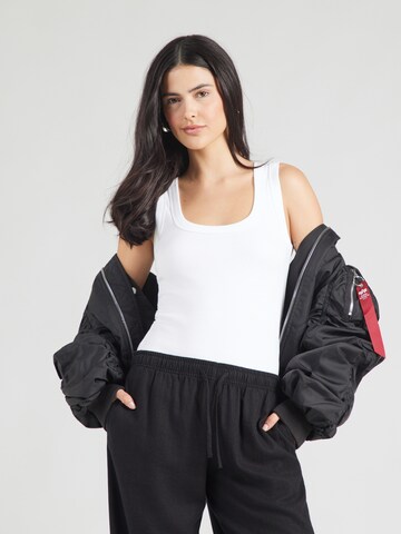 TOPSHOP Top 'HONEY' – bílá: přední strana