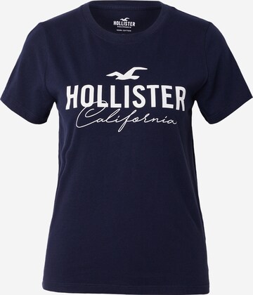 HOLLISTER T-shirt i blå: framsida