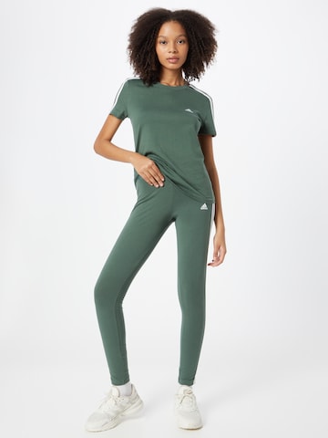 ADIDAS SPORTSWEAR Скинни Спортивные штаны 'Essential' в Зеленый