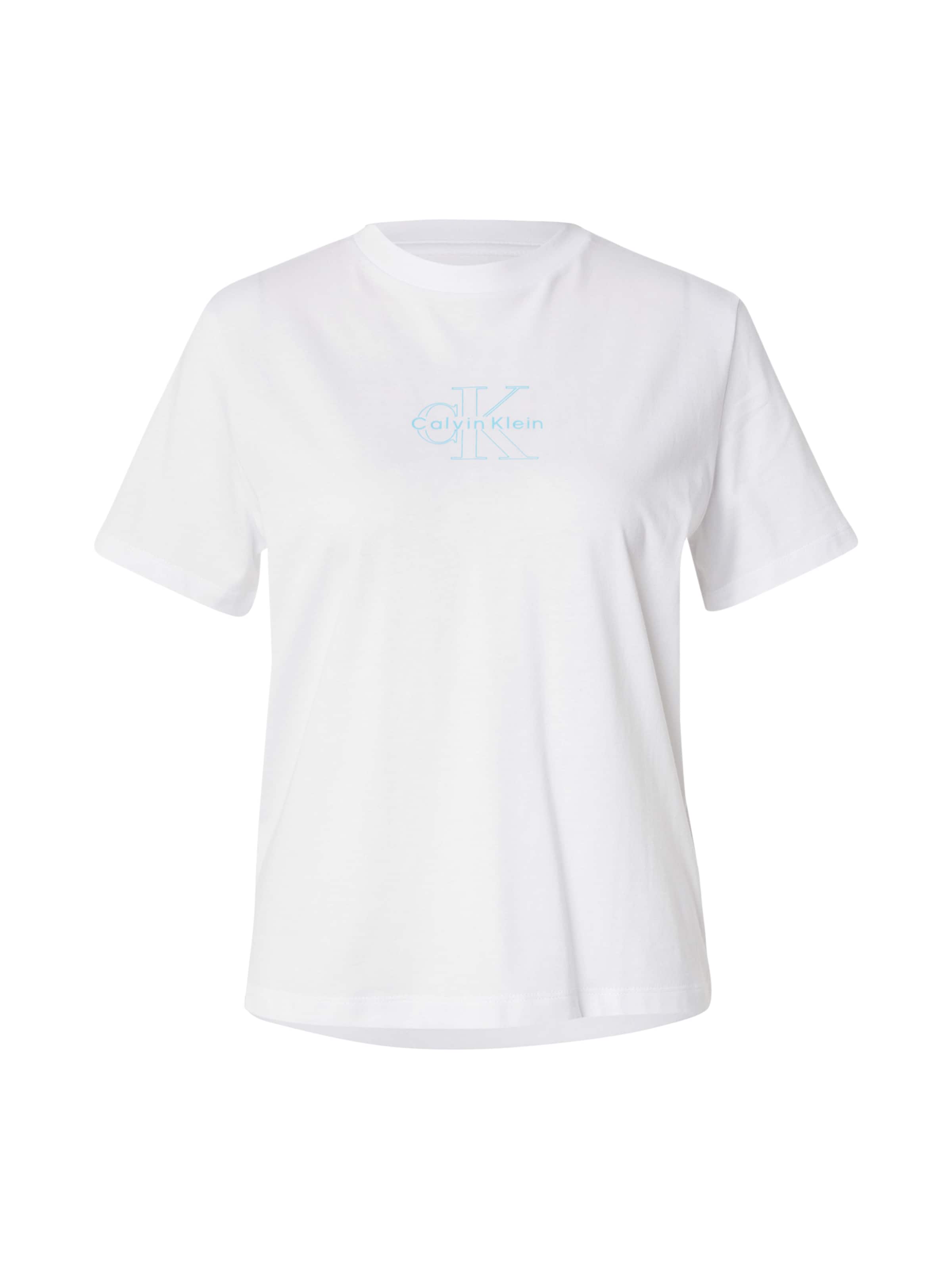 T-shirt Calvin Klein Jeans en blanc : devant