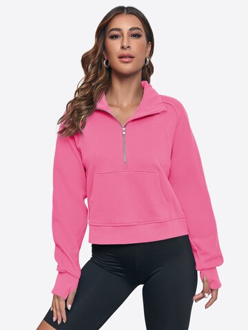 Sweat-shirt Imily Bela en rose : devant