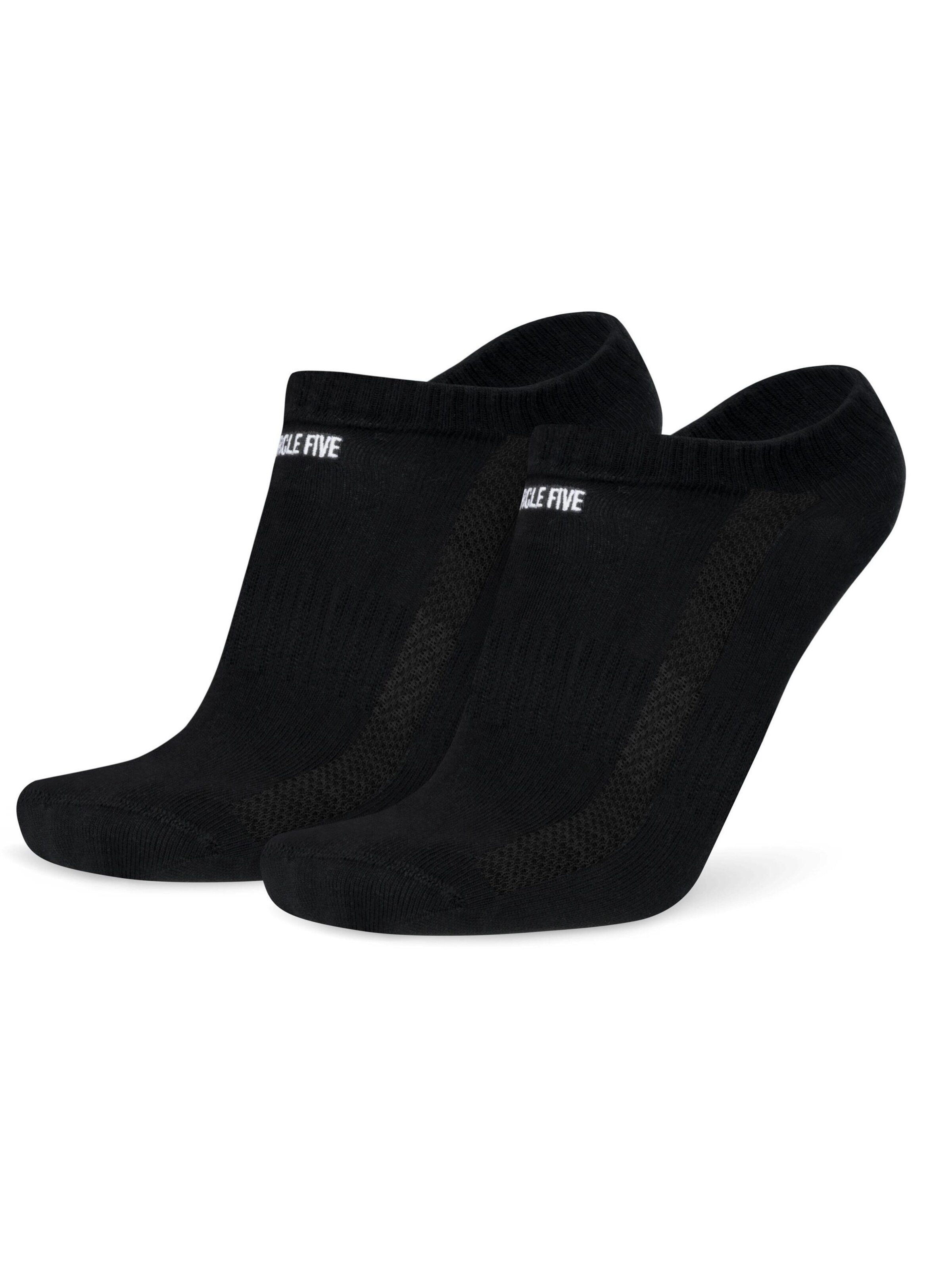 Circle Five Socks in Black